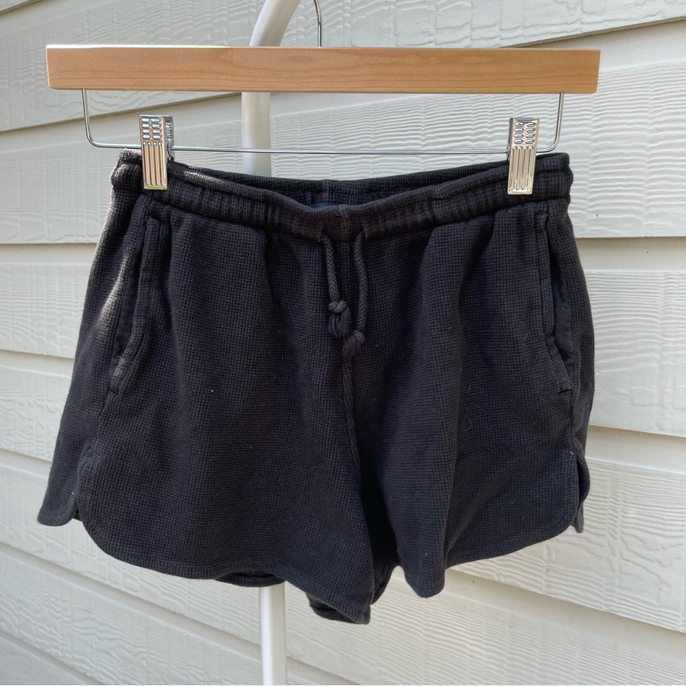 brandy melville black sweat shorts